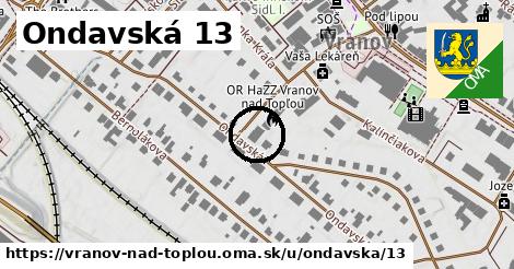 Ondavská 13, Vranov nad Topľou