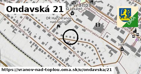 Ondavská 21, Vranov nad Topľou