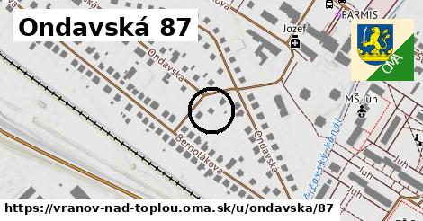 Ondavská 87, Vranov nad Topľou