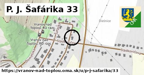 P. J. Šafárika 33, Vranov nad Topľou