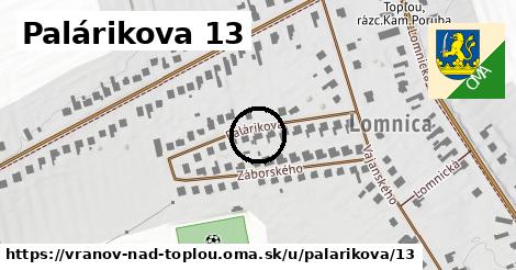 Palárikova 13, Vranov nad Topľou