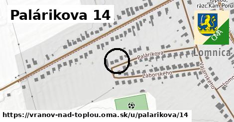 Palárikova 14, Vranov nad Topľou