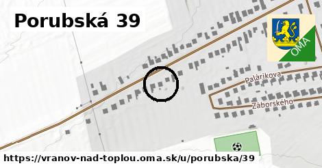 Porubská 39, Vranov nad Topľou
