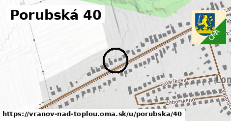 Porubská 40, Vranov nad Topľou