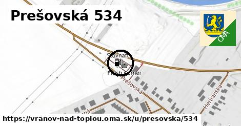 Prešovská 534, Vranov nad Topľou