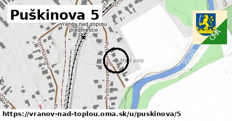 Puškinova 5, Vranov nad Topľou