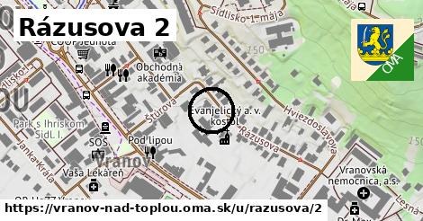 Rázusova 2, Vranov nad Topľou