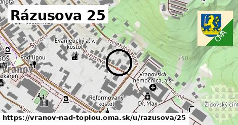 Rázusova 25, Vranov nad Topľou