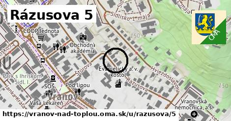 Rázusova 5, Vranov nad Topľou