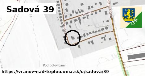 Sadová 39, Vranov nad Topľou