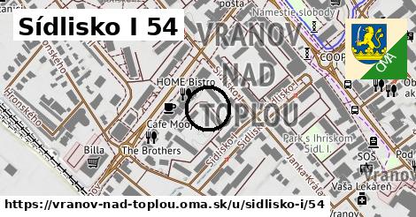 Sídlisko I 54, Vranov nad Topľou