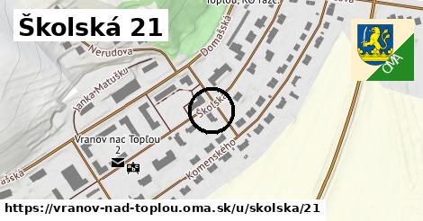 Školská 21, Vranov nad Topľou