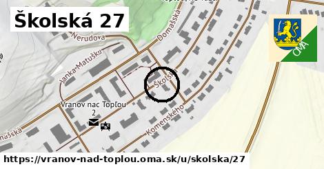 Školská 27, Vranov nad Topľou