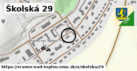 Školská 29, Vranov nad Topľou