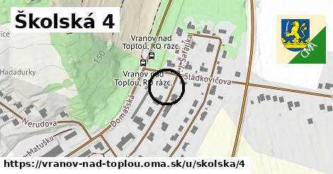 Školská 4, Vranov nad Topľou