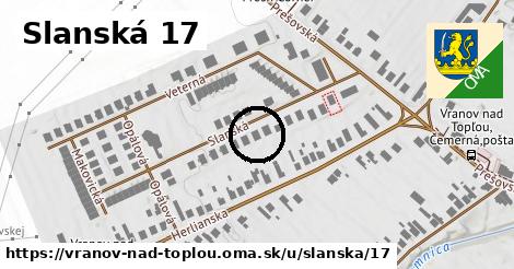 Slanská 17, Vranov nad Topľou