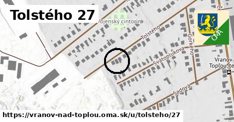 Tolstého 27, Vranov nad Topľou