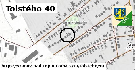 Tolstého 40, Vranov nad Topľou