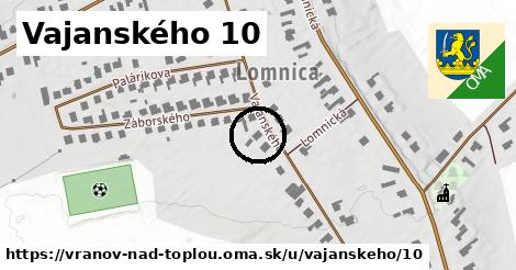 Vajanského 10, Vranov nad Topľou