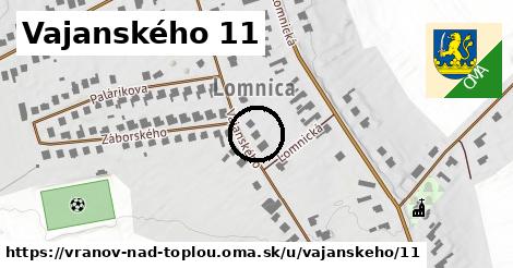 Vajanského 11, Vranov nad Topľou