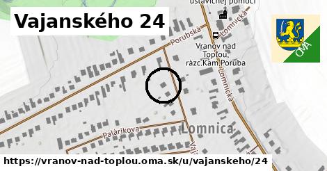 Vajanského 24, Vranov nad Topľou