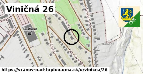 Viničná 26, Vranov nad Topľou