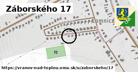 Záborského 17, Vranov nad Topľou