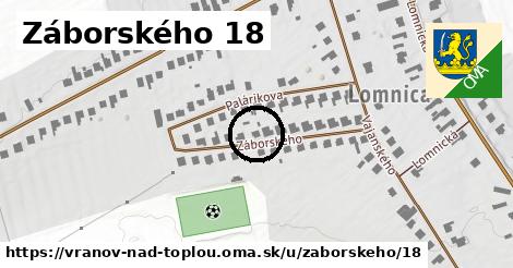 Záborského 18, Vranov nad Topľou