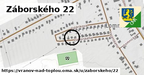 Záborského 22, Vranov nad Topľou