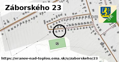 Záborského 23, Vranov nad Topľou