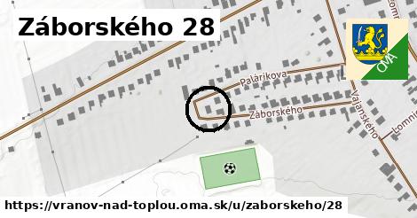 Záborského 28, Vranov nad Topľou