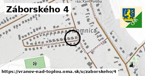 Záborského 4, Vranov nad Topľou