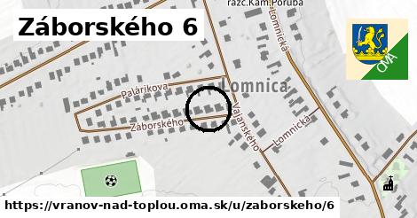 Záborského 6, Vranov nad Topľou