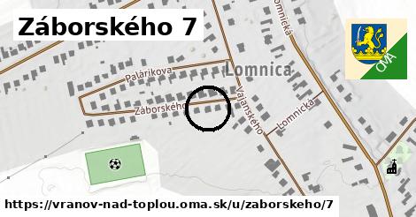 Záborského 7, Vranov nad Topľou