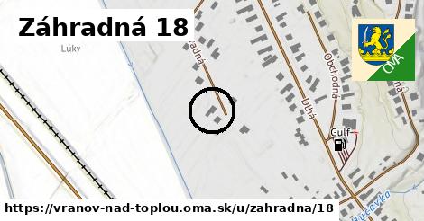 Záhradná 18, Vranov nad Topľou