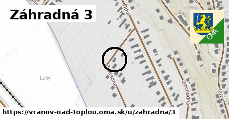 Záhradná 3, Vranov nad Topľou