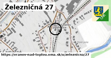 Železničná 27, Vranov nad Topľou