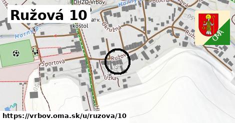 Ružová 10, Vrbov