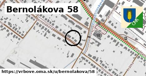 Bernolákova 58, Vrbové