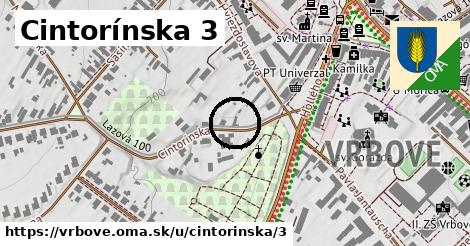 Cintorínska 3, Vrbové