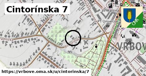 Cintorínska 7, Vrbové