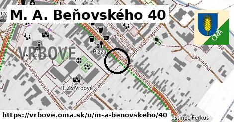 M. A. Beňovského 40, Vrbové