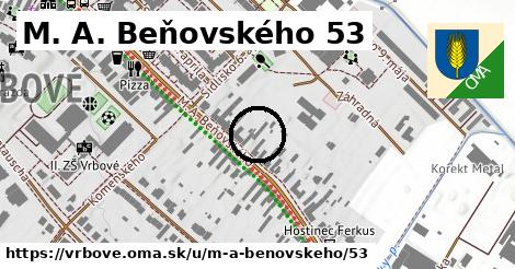 M. A. Beňovského 53, Vrbové