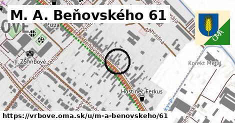 M. A. Beňovského 61, Vrbové