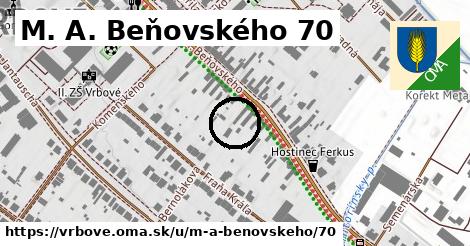 M. A. Beňovského 70, Vrbové