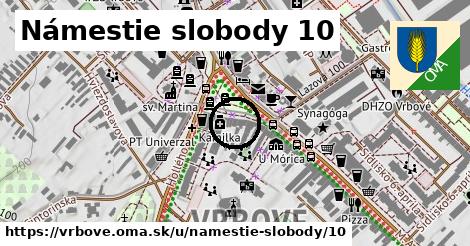 Námestie slobody 10, Vrbové