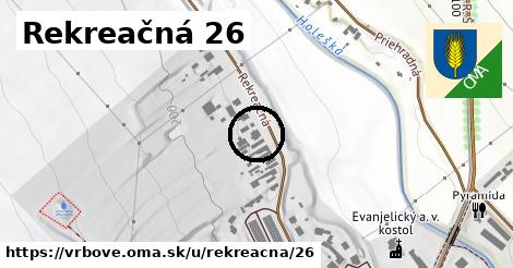 Rekreačná 26, Vrbové