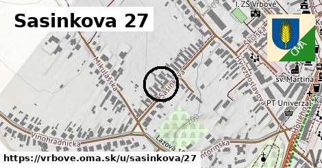 Sasinkova 27, Vrbové