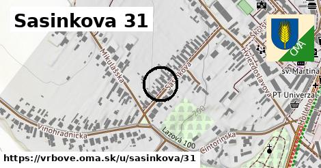 Sasinkova 31, Vrbové