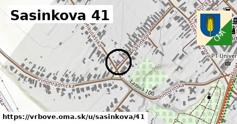 Sasinkova 41, Vrbové